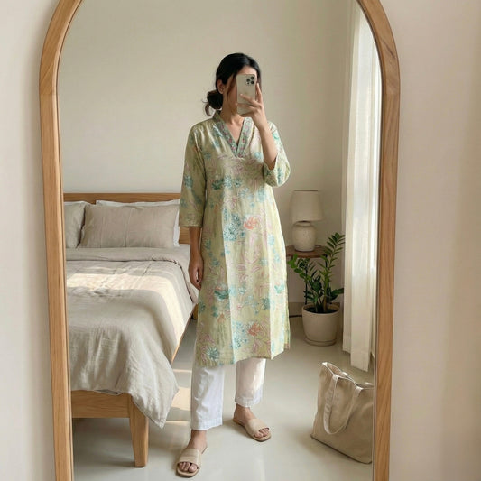 Minty Butta Suit Set - Raahat 7.0