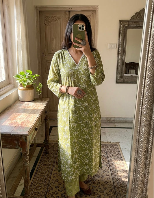 Green forest Suit Set - Sukoon 15.0