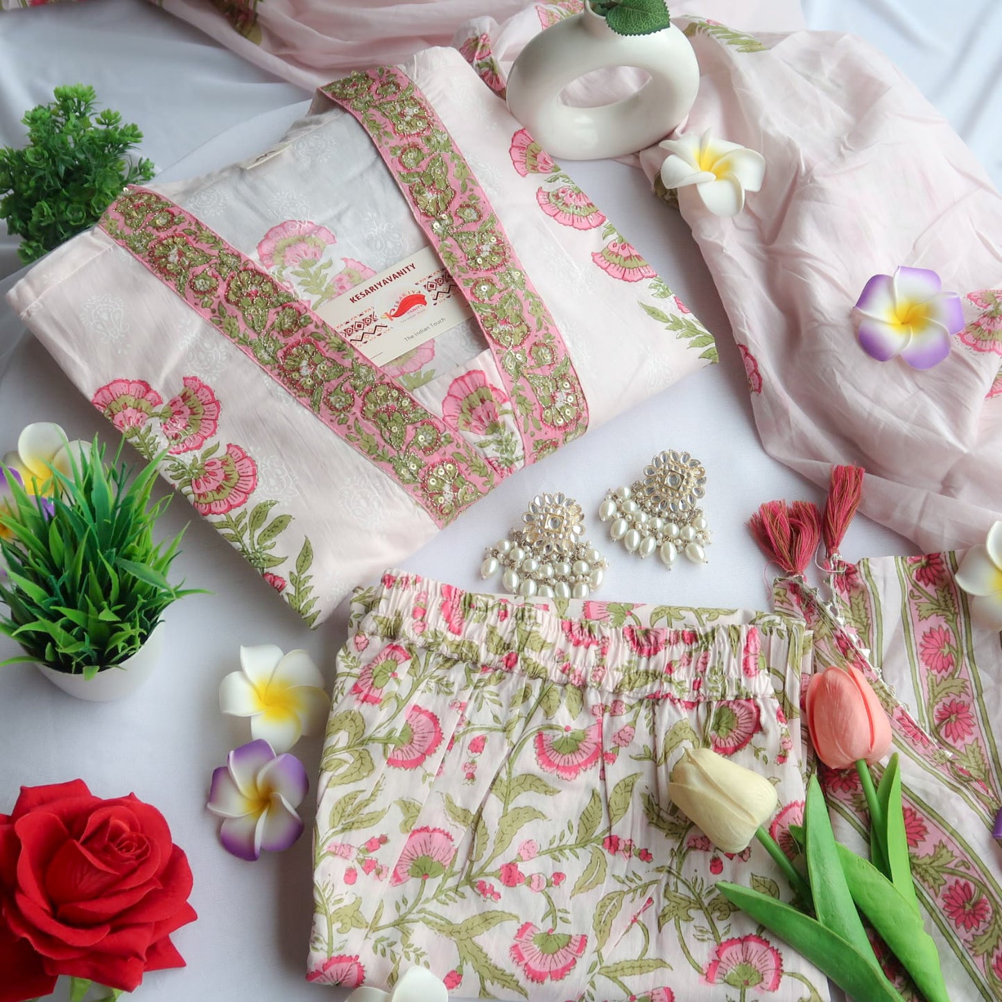 Blissful floral energy Suit Set