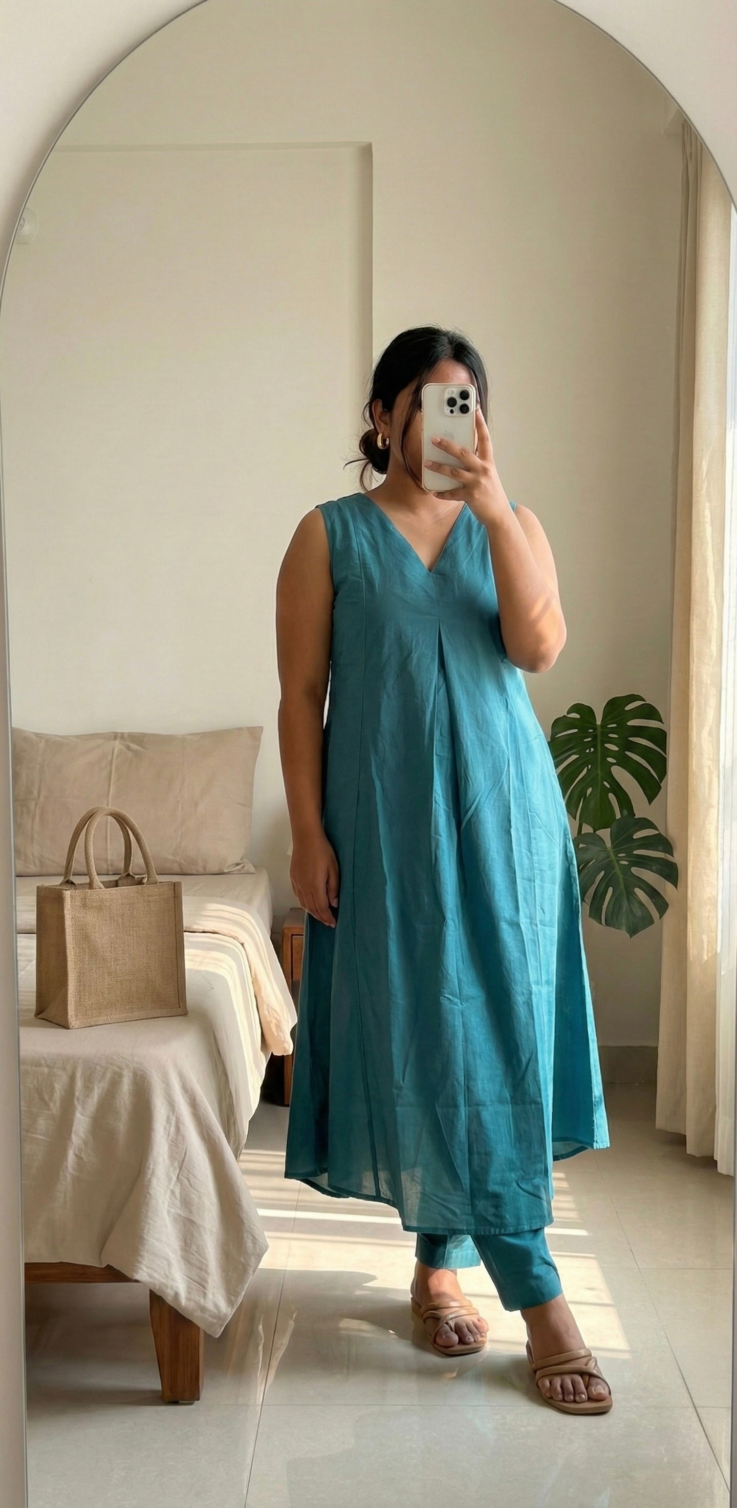 Minimal Green Comforter Suit   - SALE