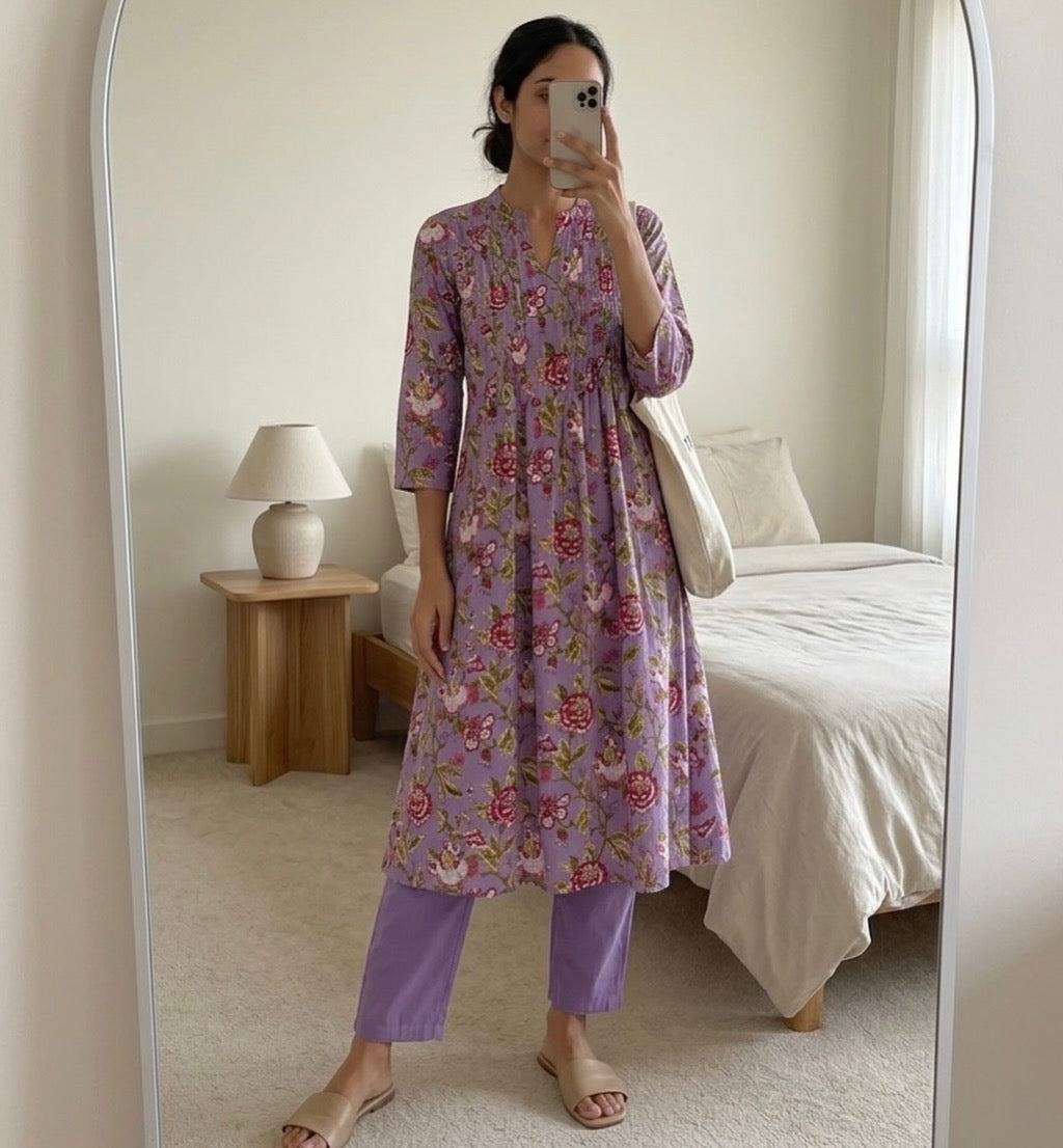 Lilac Gul suit set