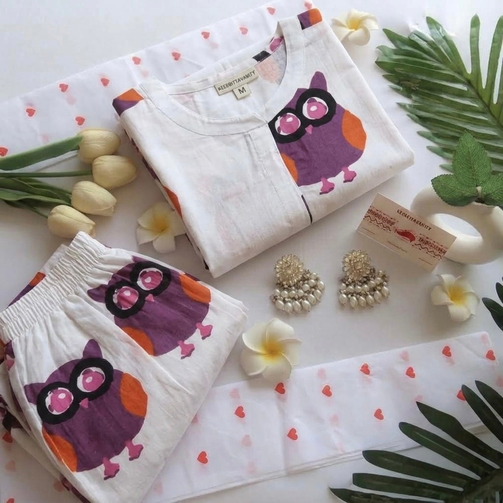 Owl suit set