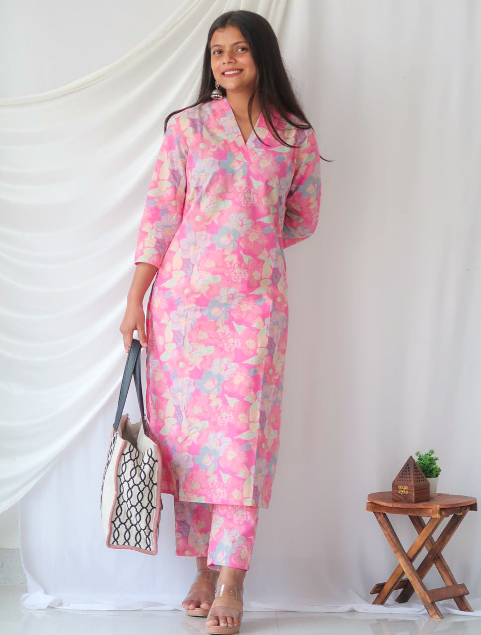 Bubblegum Pink Suit Set - Rahat