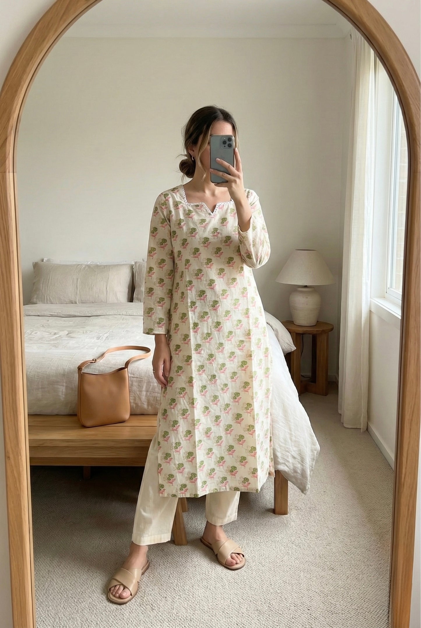 Flowing Drape - Daily Essential Kurta