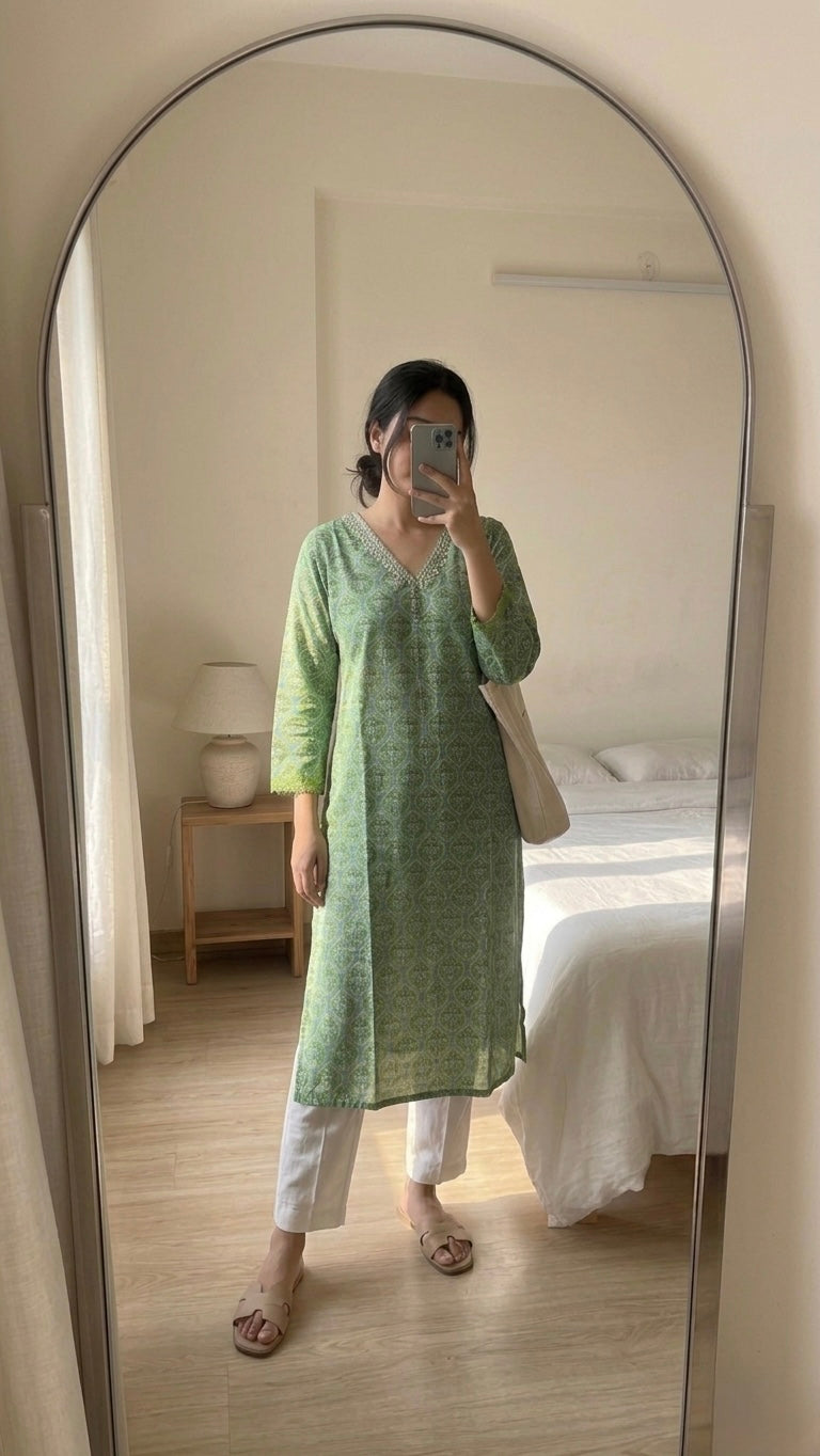 Paan comfy Kurta