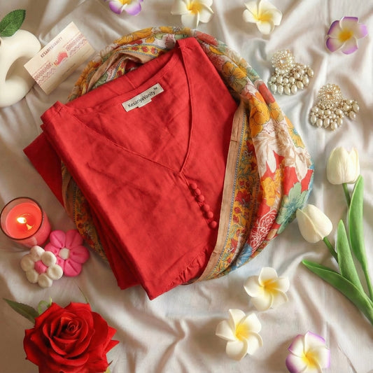 Ruby Red Suit - Neer 2.0 - SALE