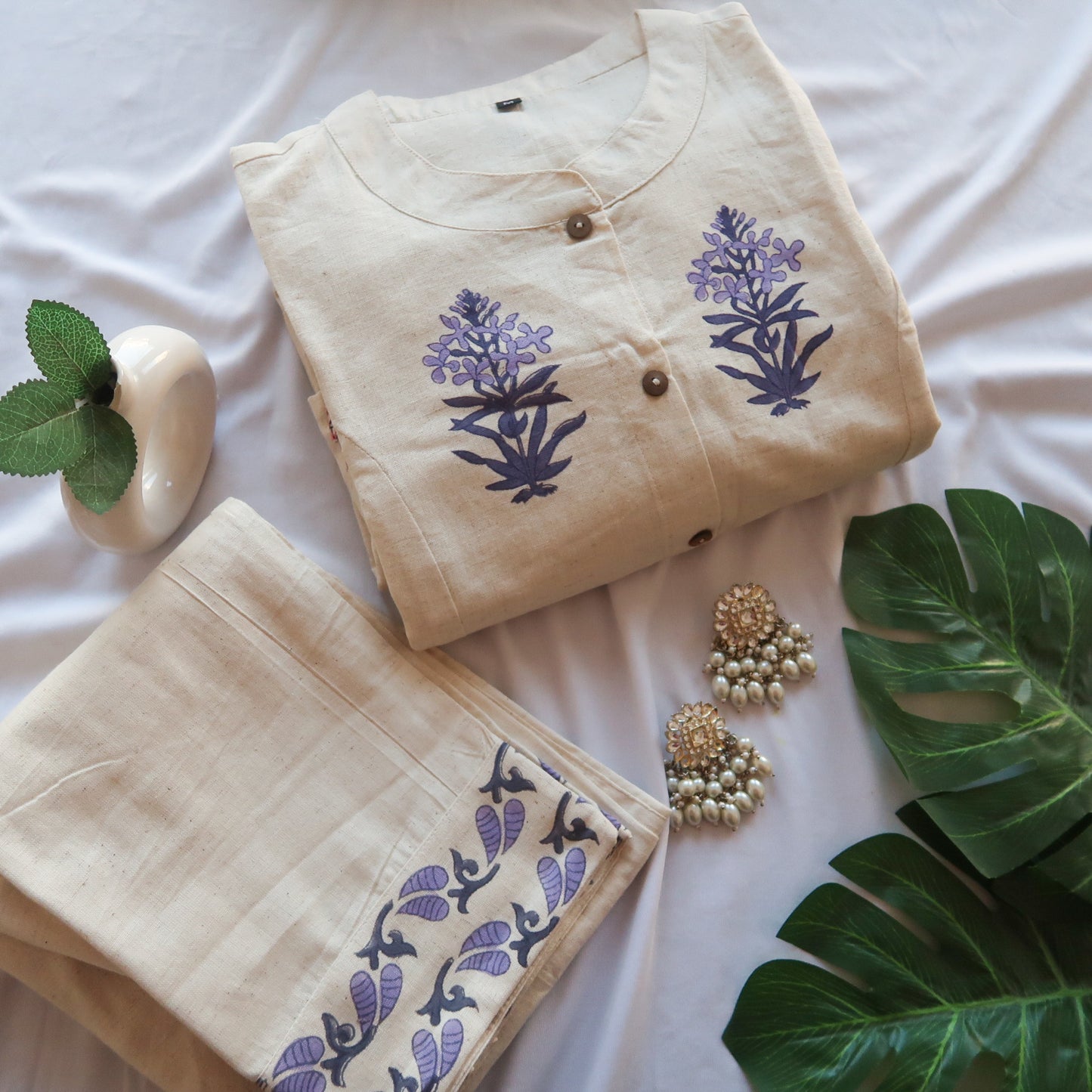 Lavender Boota Suit Set