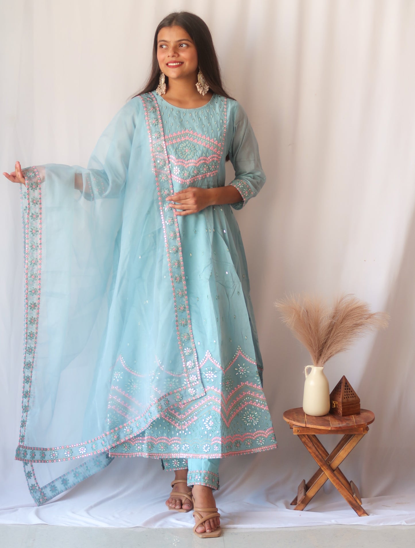 Frozen Elsa Anarkali Suit Set - Diwali Drop 2.0