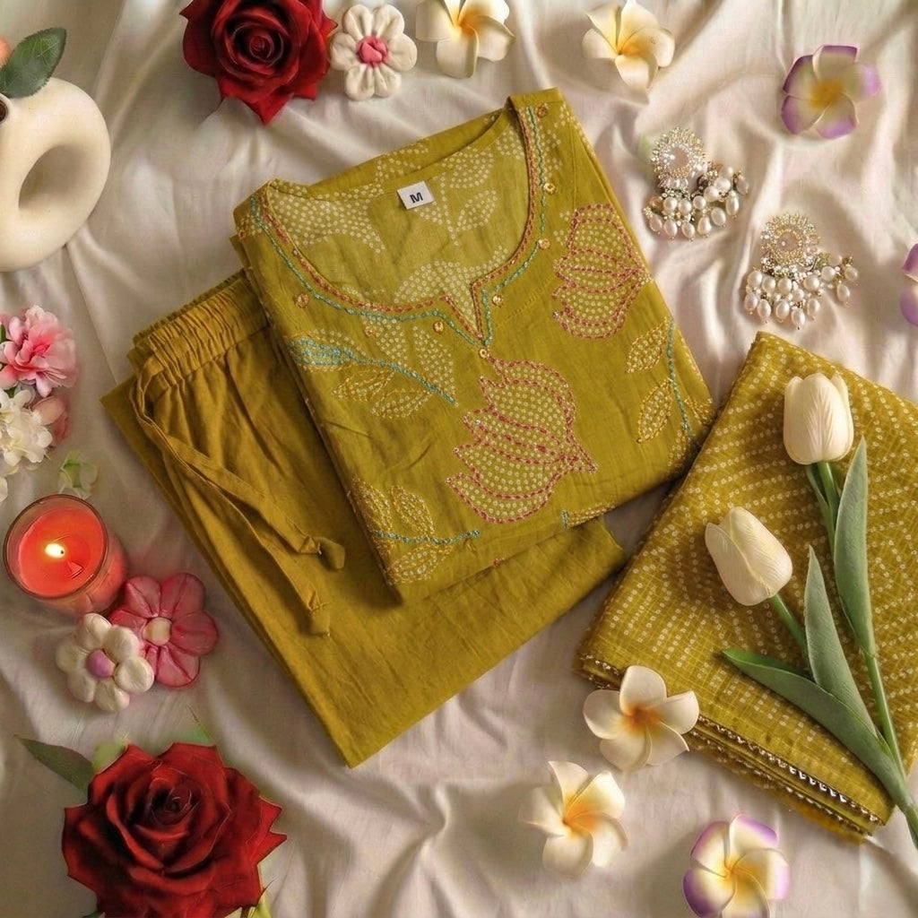 Yellow Suit Set