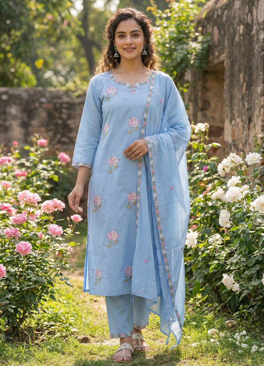 Powder Blue Suit set - phool