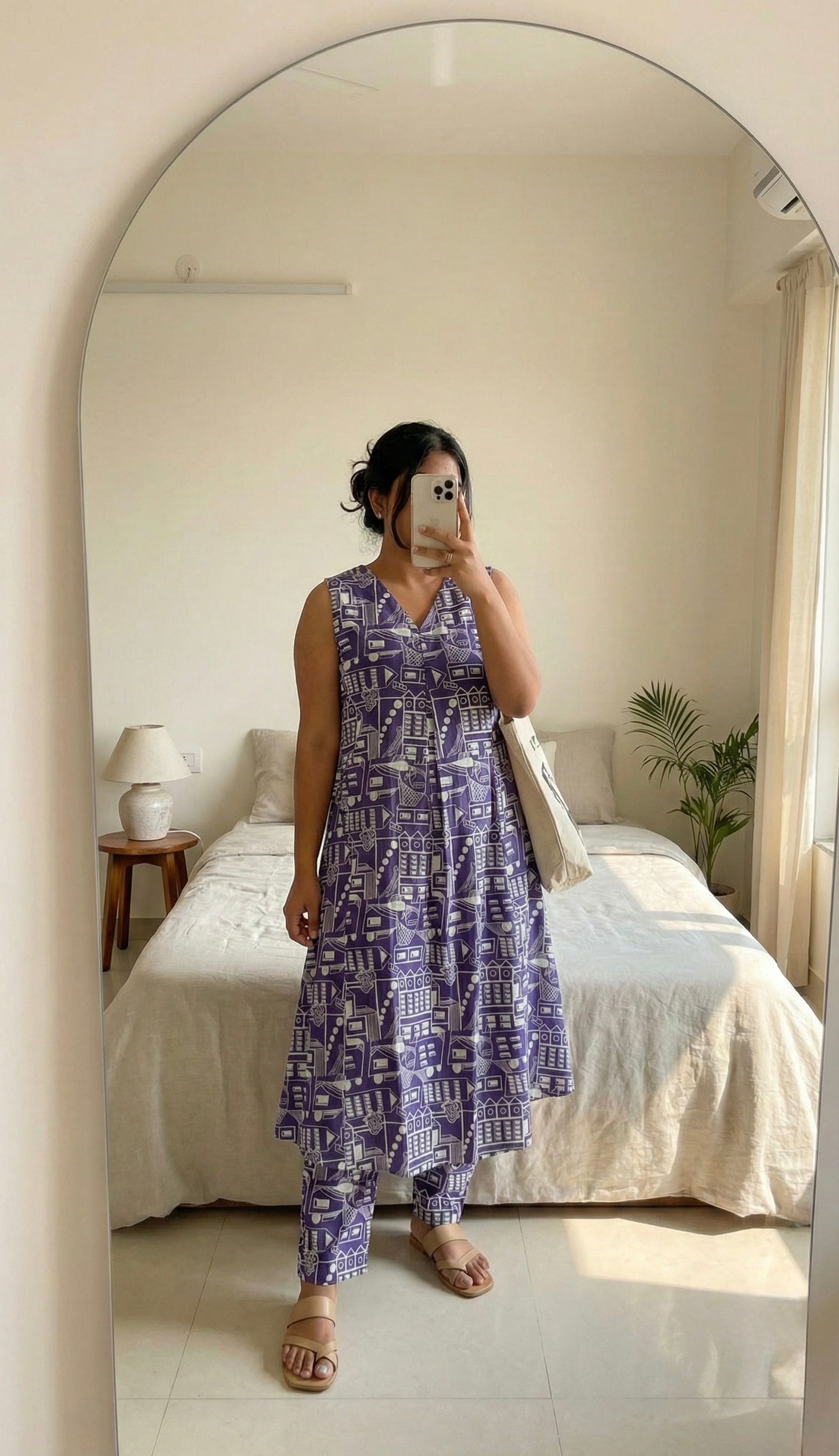 Retro Purple Comforter Suit Set