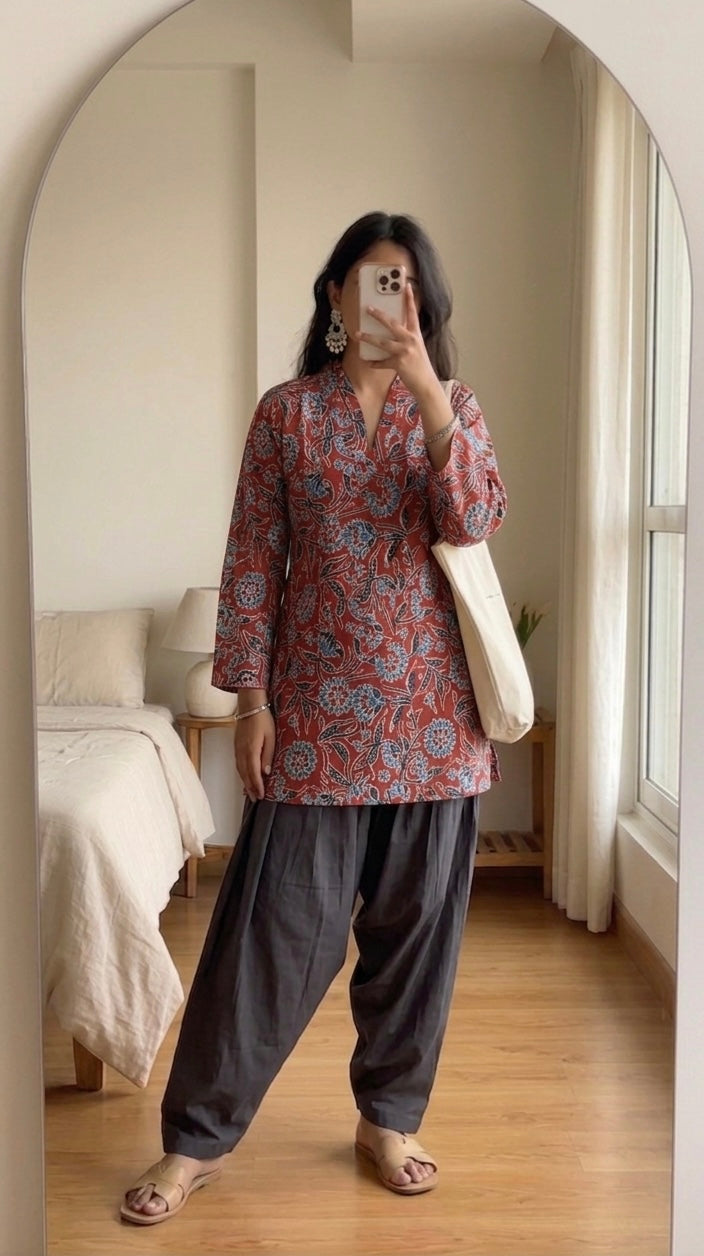 Vendela Rose Relaxed Salwar Suit Set