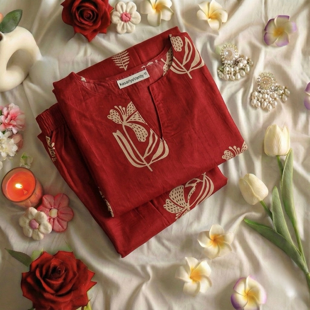 Red pepper Chhav 4.0 suit set