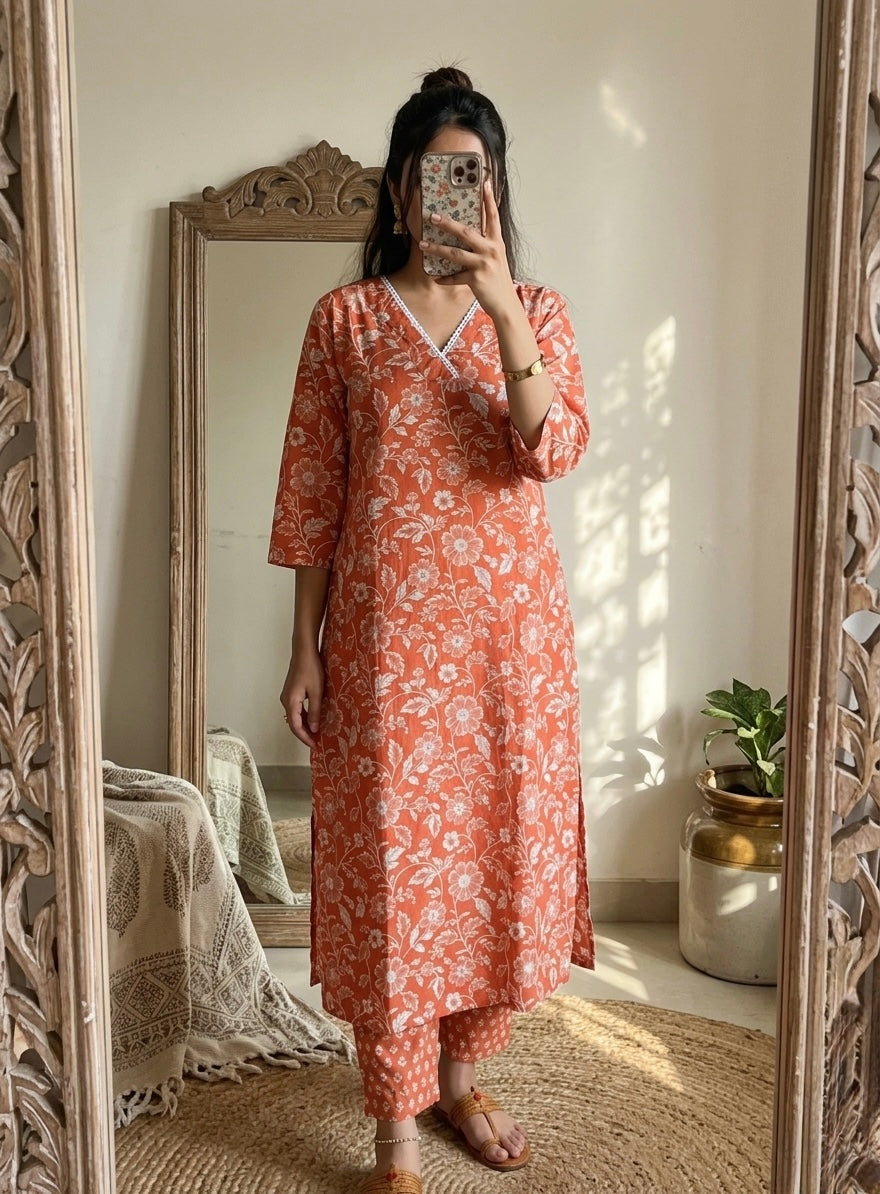 Kesariya Suit Set - Sukoon 15.0