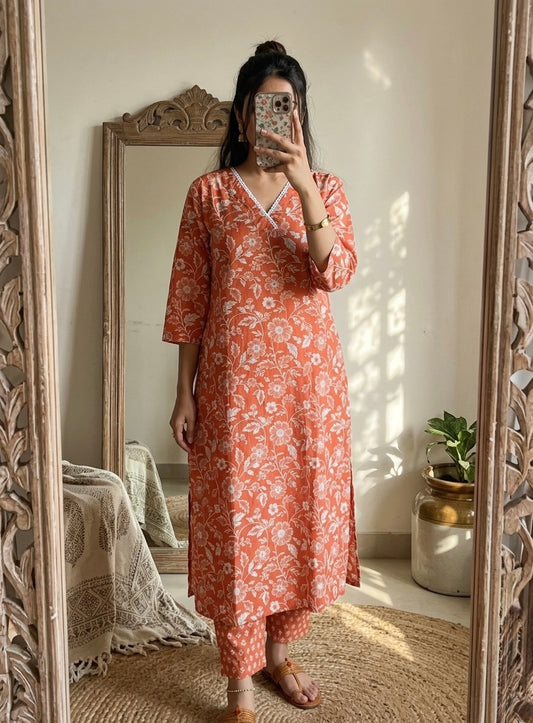 Kesariya Suit Set - Sukoon 15.0