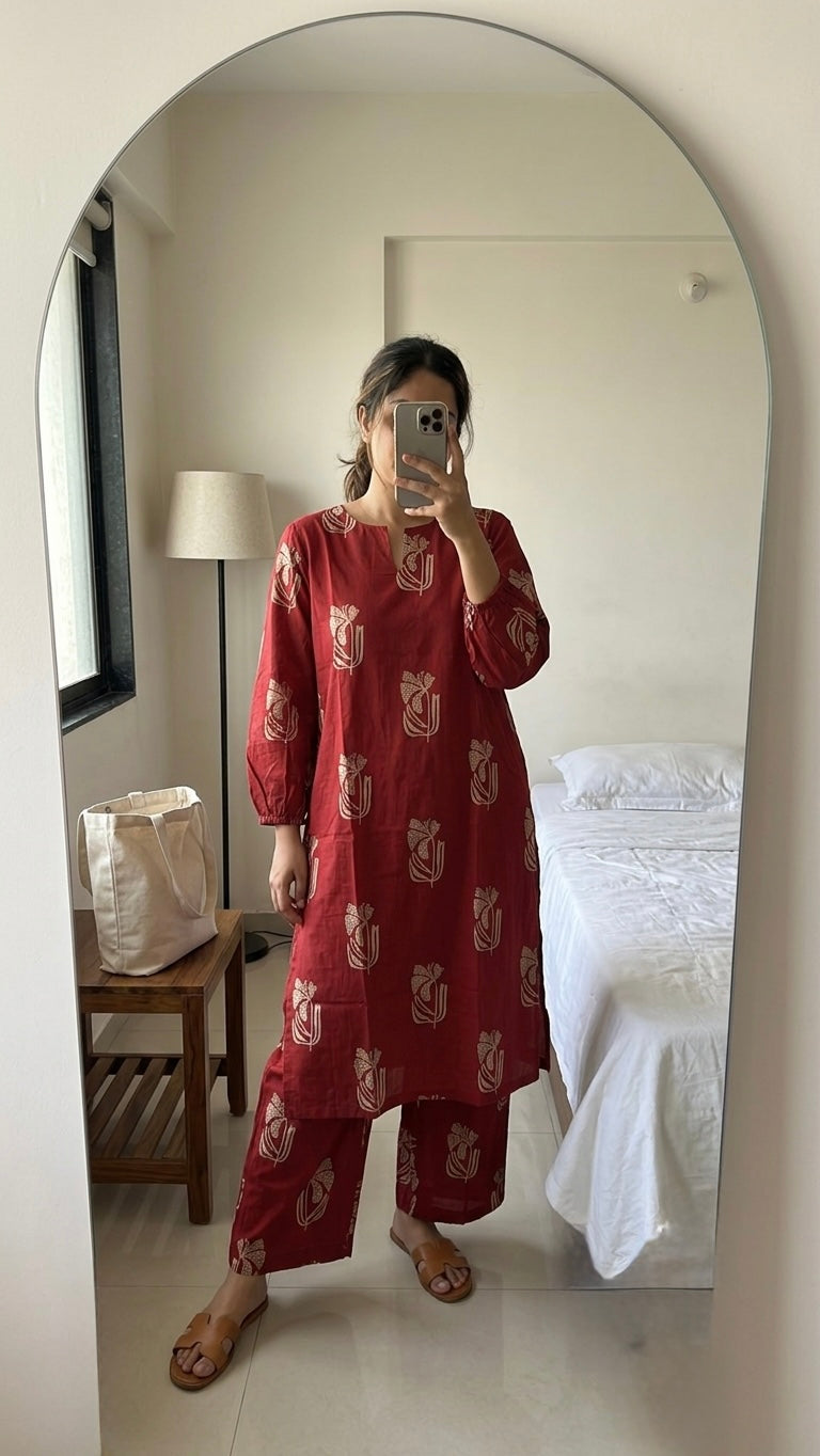 Red pepper Chhav 4.0 suit set