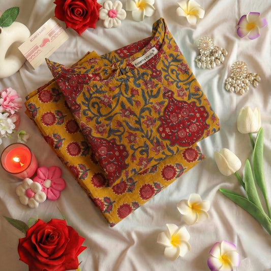 Gulmohar Suit Set - Kashti 1.0