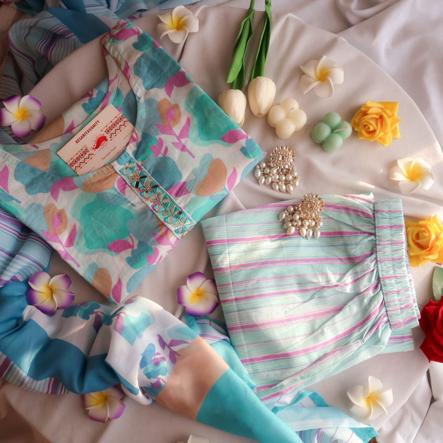 Marshmellow Florals Suit Set 2.0