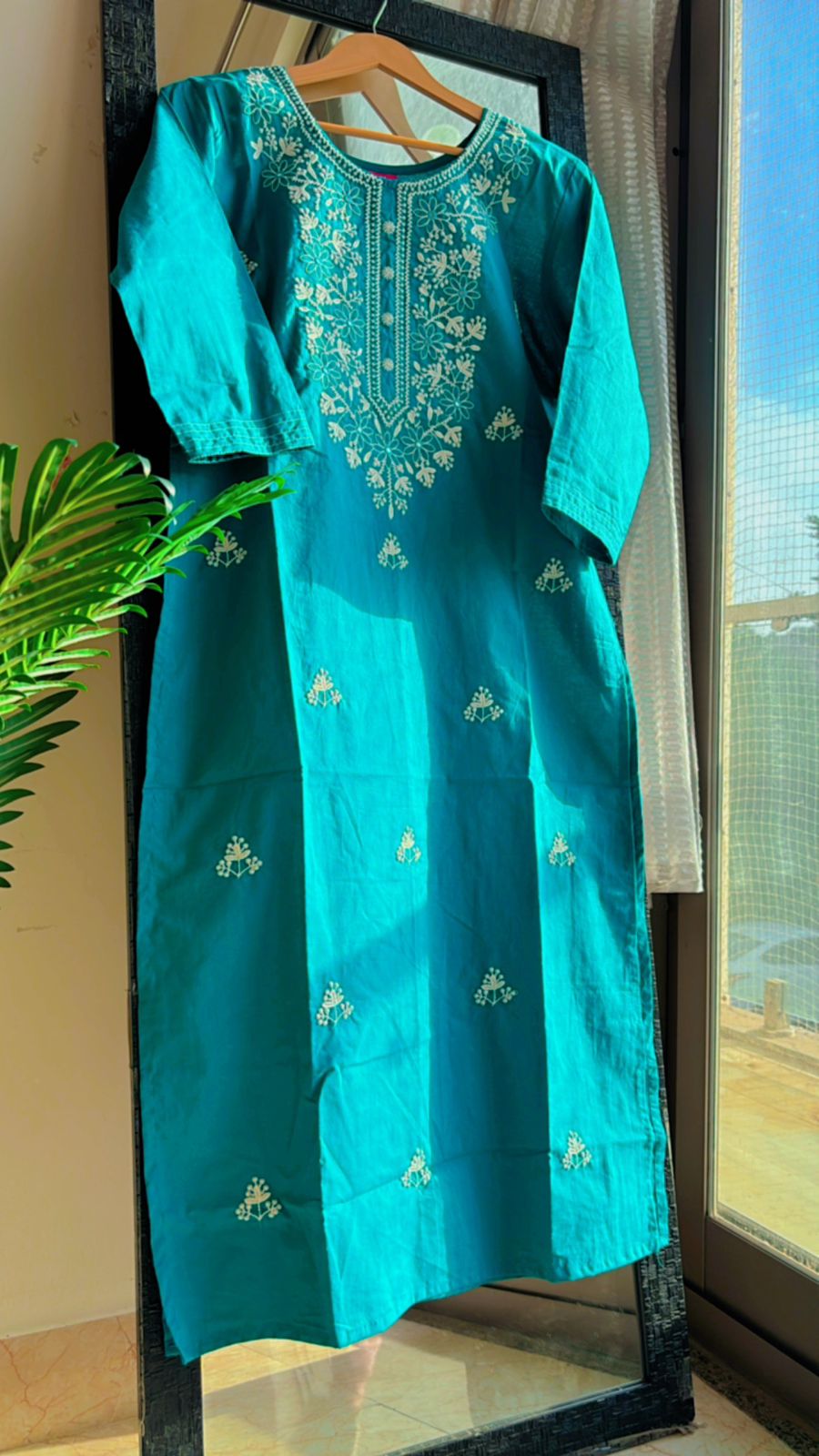 Ocean Bliss Long Kurta