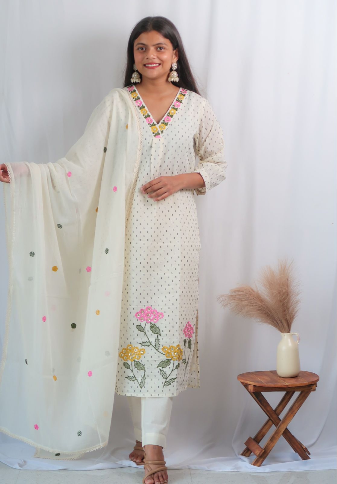 Noor Embroidered Suit Set