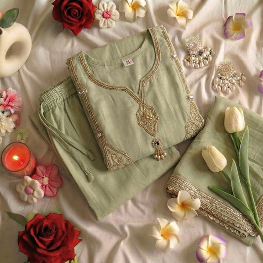 Pistachia Festive suit set Slimfit
