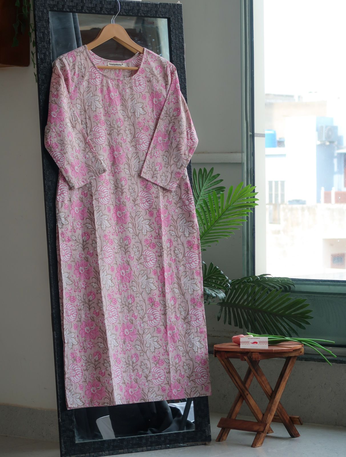 Daily Essential: Rose Blush Long Kurta