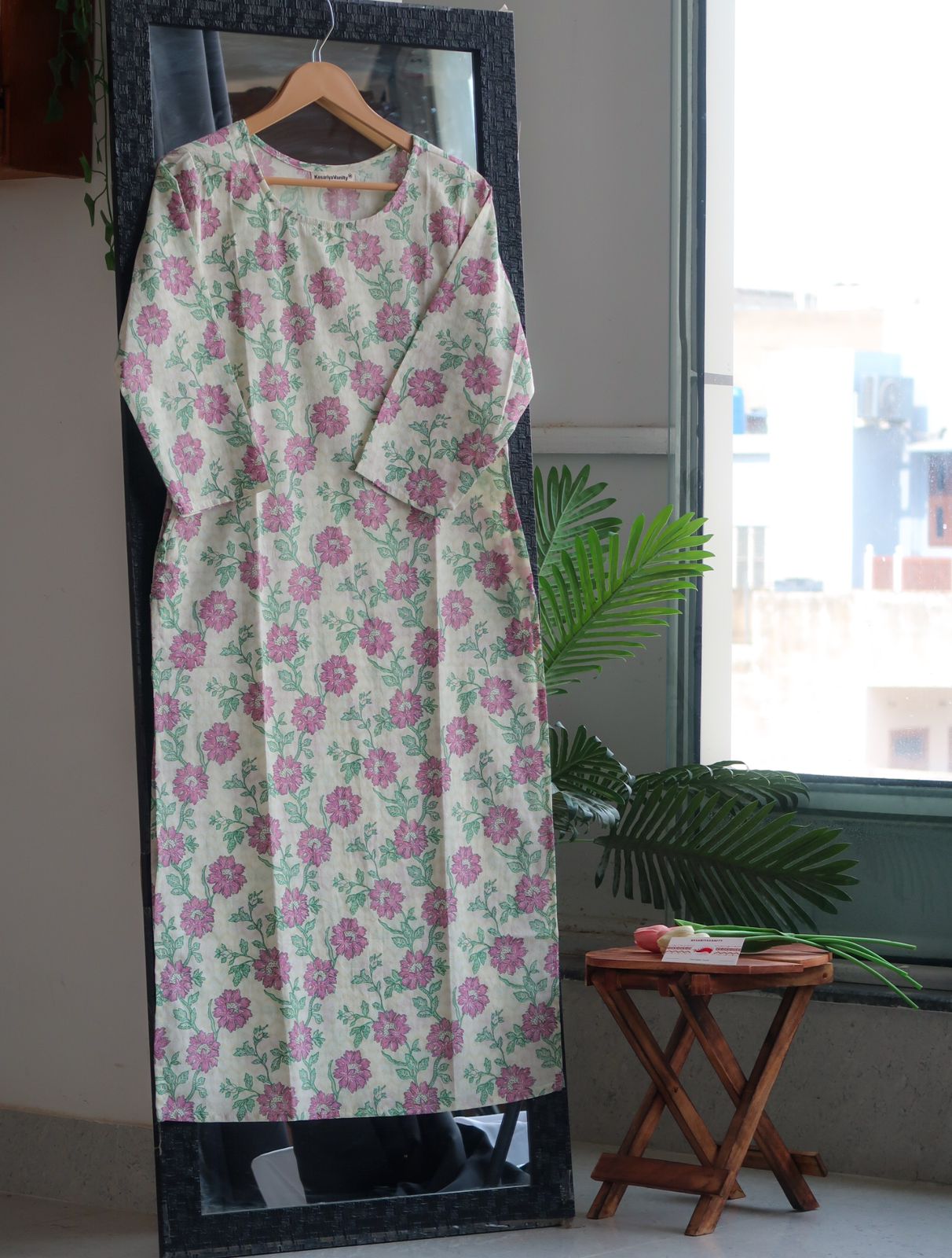 Daily Essential: Garden Oasis Long Kurta (SALE)