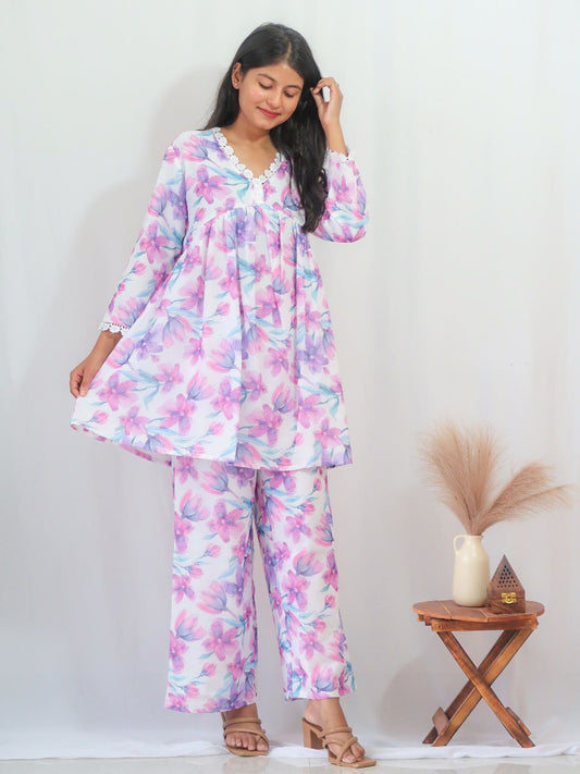 Lavender Love Suit Set - Nazakat