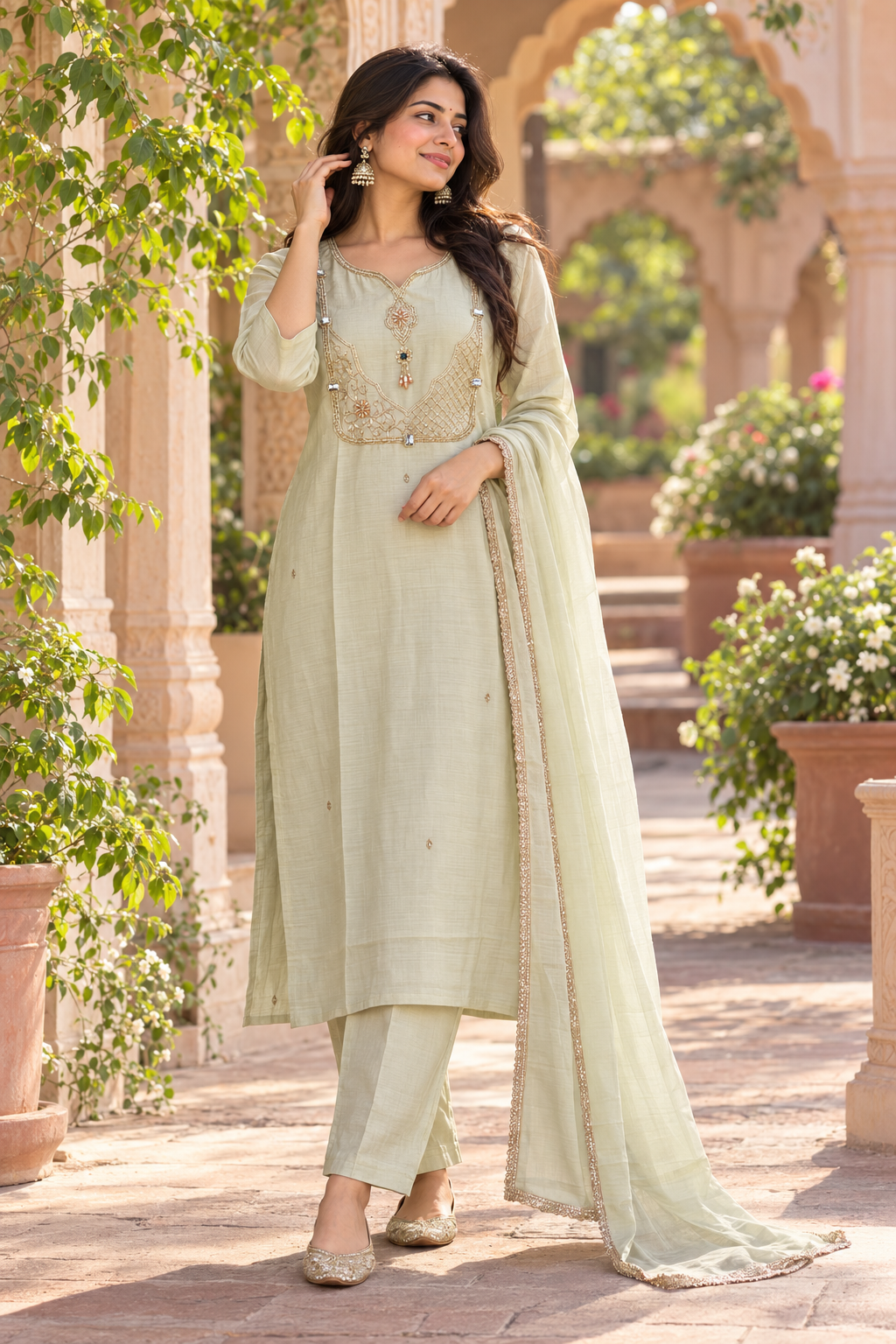Pistachia Festive suit set Slimfit